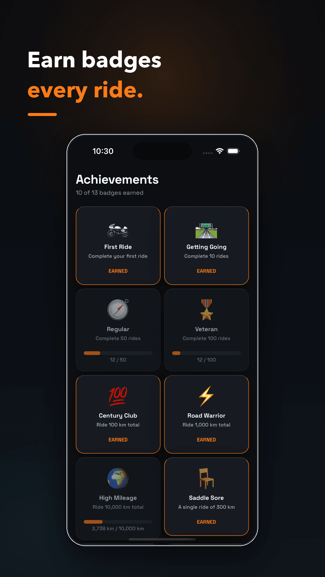 Apex Rider — Achievements