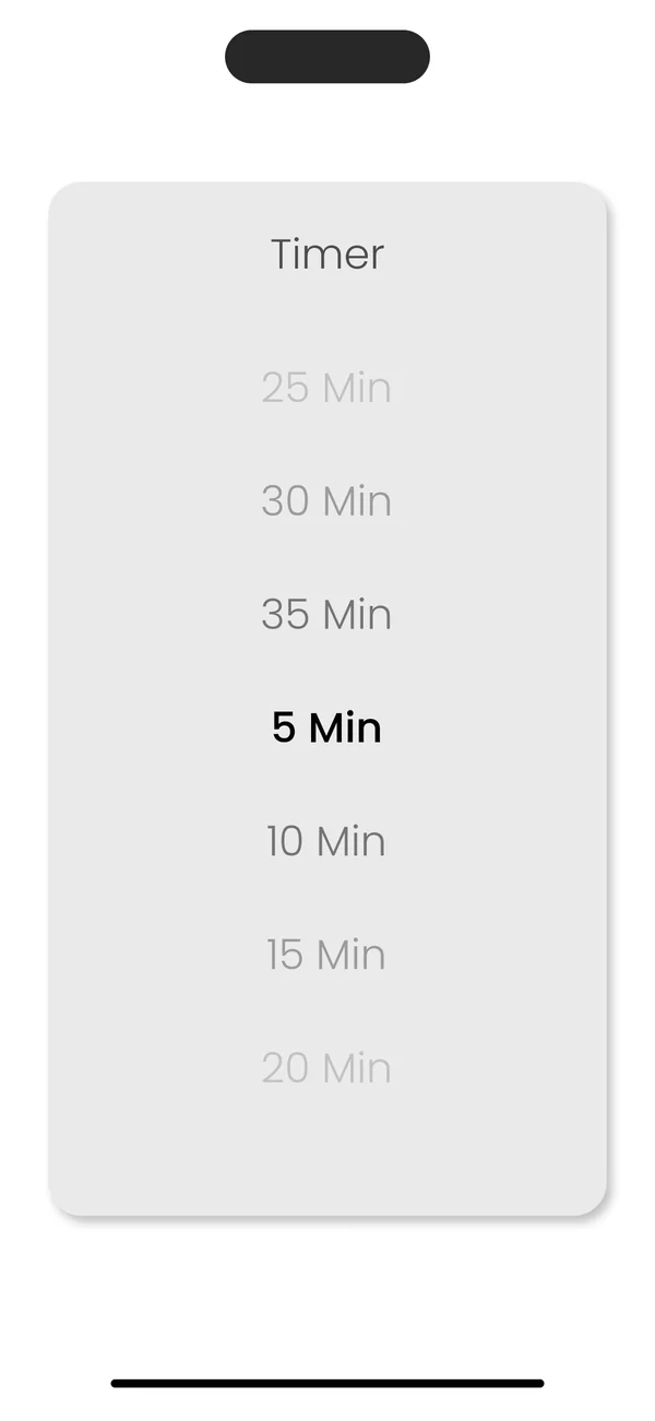 Scentix: Control app · timer, mobile screenshot