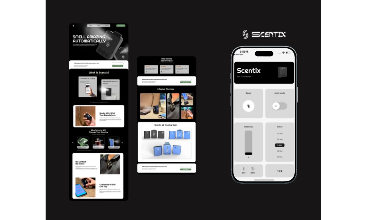 Scentix: Scentix · product and app, desktop screenshot