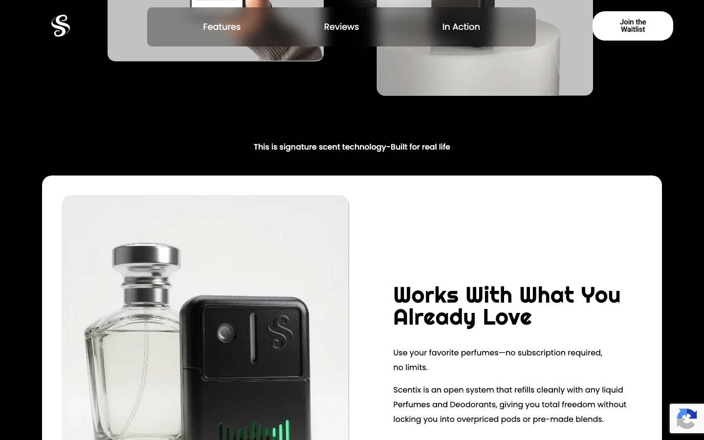 Scentix: Works with any perfume, desktop screenshot