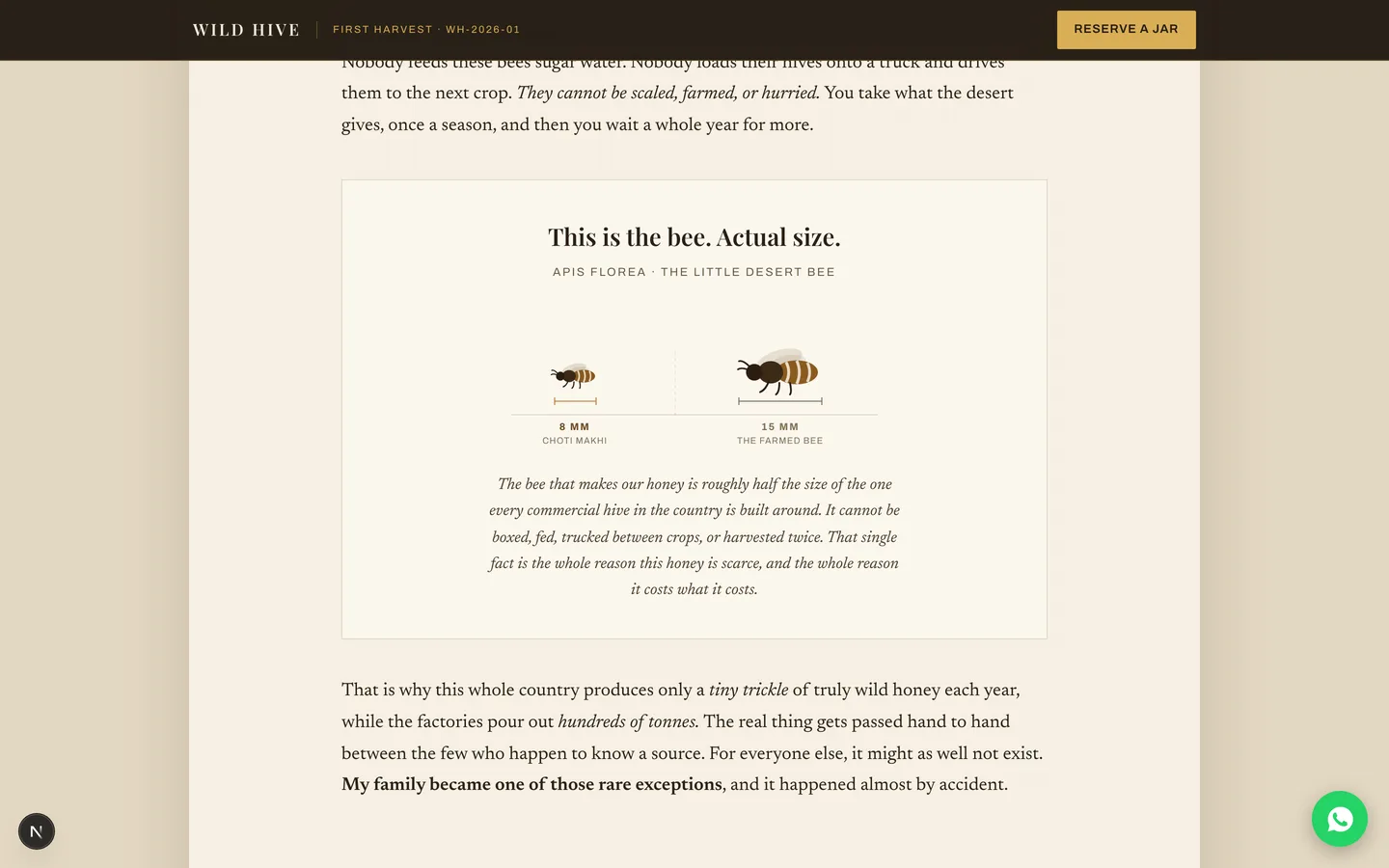 Wild Hive (Self-Hosted Shopify Alternative for a COD Brand) — Storefront — Scale screenshot